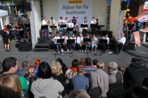 Big-Band „Brassrock“ im Klanggrund; Foto: Gonpix