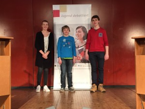 von links nach rechts: Emma, Marek und Leonard