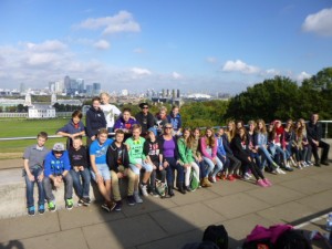 Vor der Skyline Londons (2014)